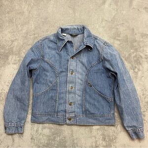 Vintage Lee Denim Blue Jacket UNION MADE IN THE USA Men's Large Regular